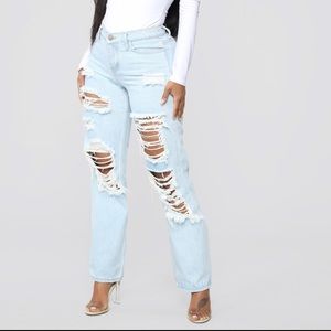 Fashion Nova Leave You In The Dust Boyfriend Jeans
